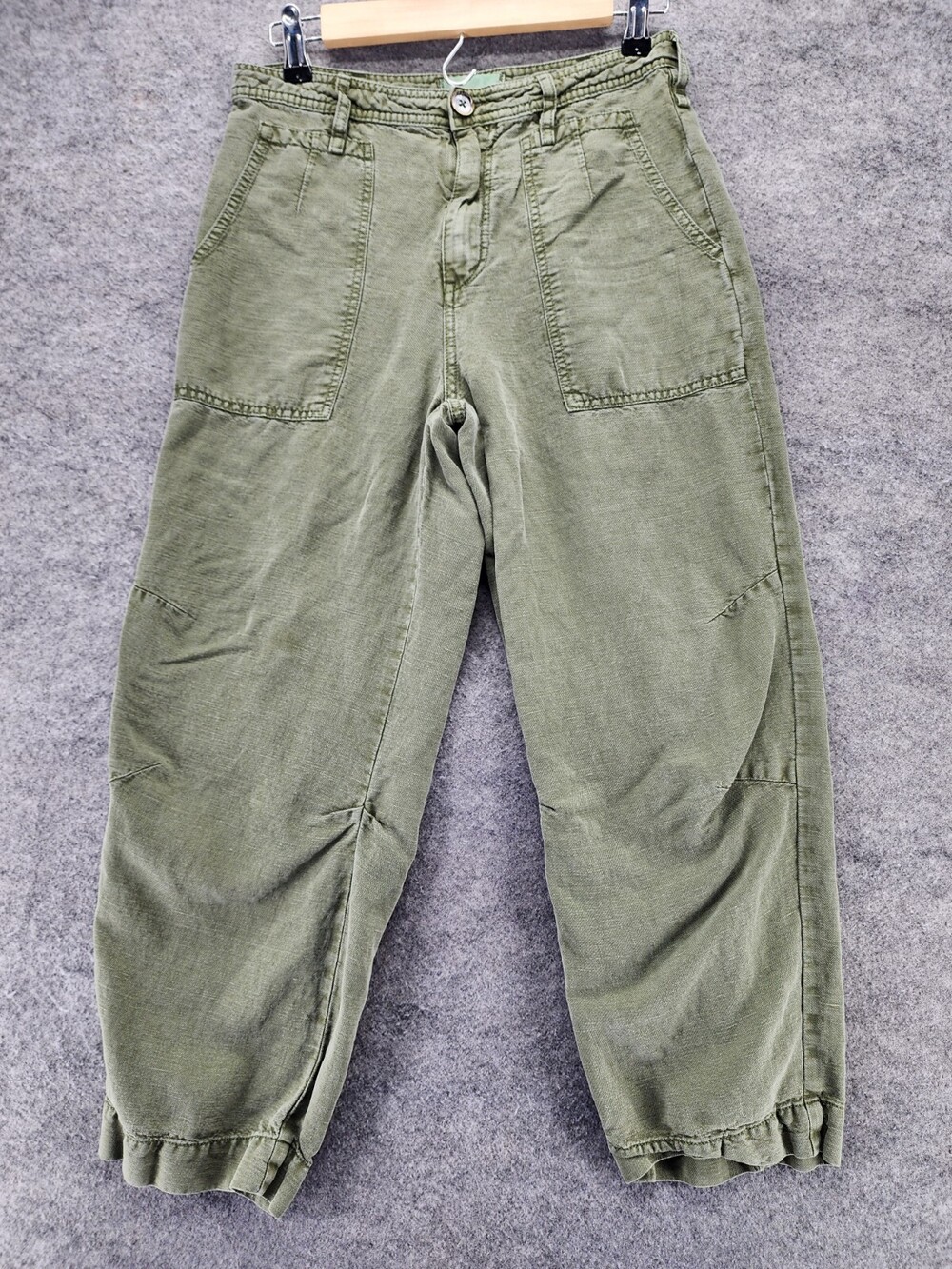 by Anthropologie Pants Womens 26 Mid Rise 27x22" Green